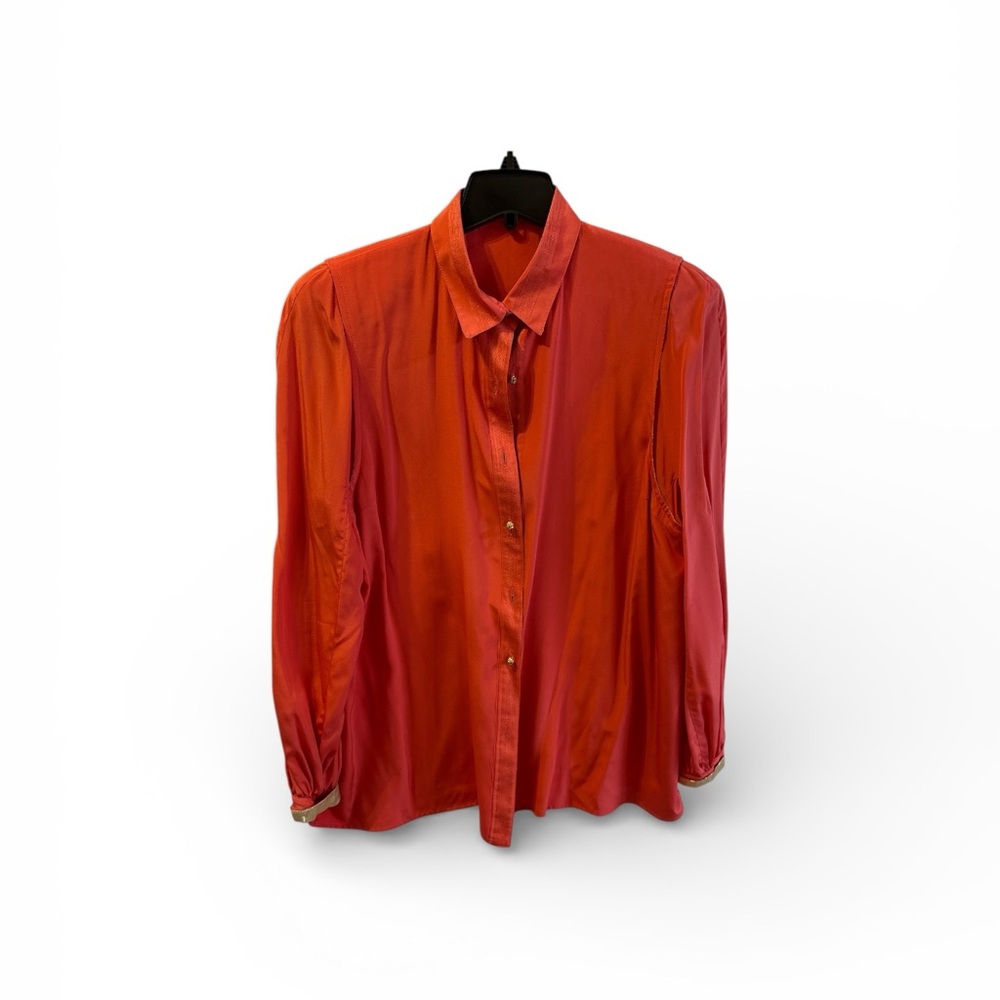 Elegant Coral  Women's 2 Piece Skirt Suit